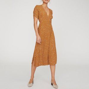 Faithfull the Brand caramel midi dress